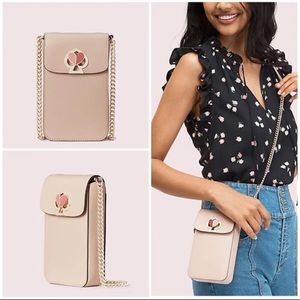 Kate Spade Nicola Twistlock North/South Flap Crossbody Purse